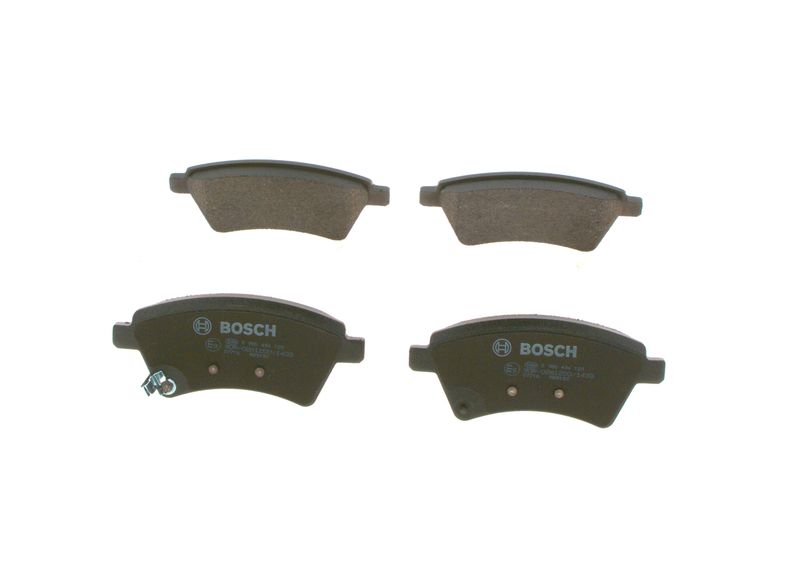 Комплект тормозных колодок, дисковый тормоз BOSCH 0986494129