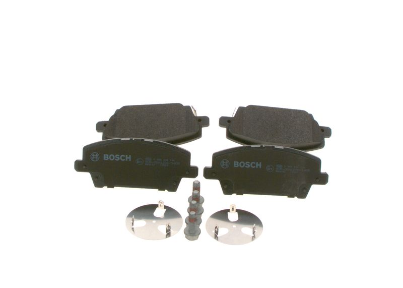 Комплект тормозных колодок, дисковый тормоз BOSCH 0986494136