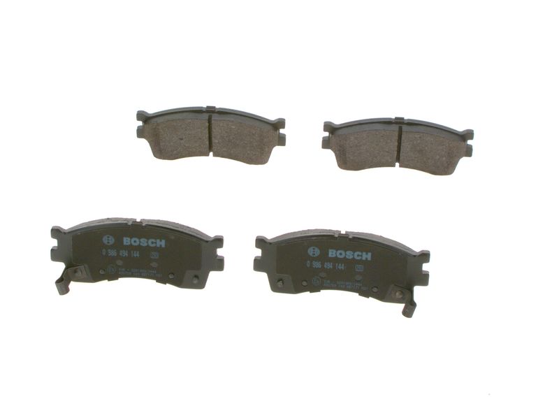 Комплект тормозных колодок, дисковый тормоз BOSCH 0986494144