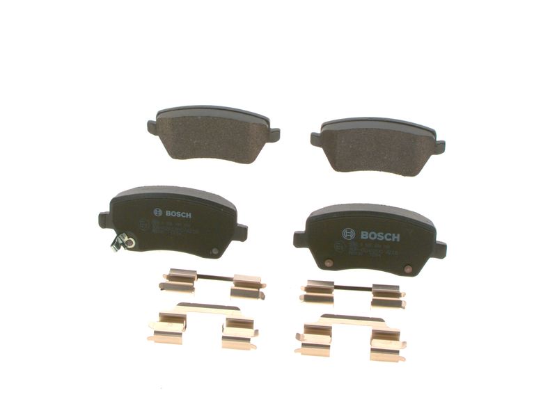 Комплект тормозных колодок, дисковый тормоз BOSCH 0986494160