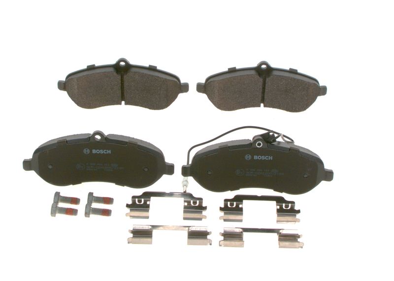 Комплект тормозных колодок, дисковый тормоз BOSCH 0986494163