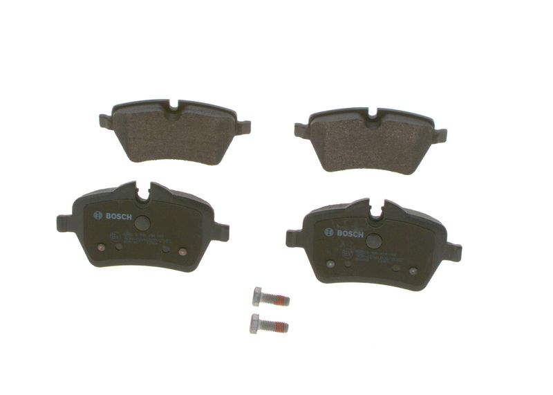 Комплект тормозных колодок, дисковый тормоз BOSCH 0986494168