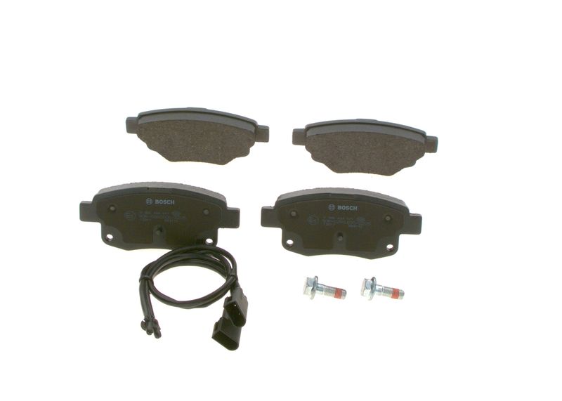 Комплект тормозных колодок, дисковый тормоз BOSCH 0986494171