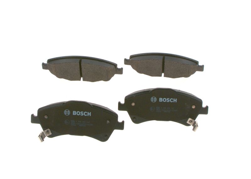 Комплект тормозных колодок, дисковый тормоз BOSCH 0986494187