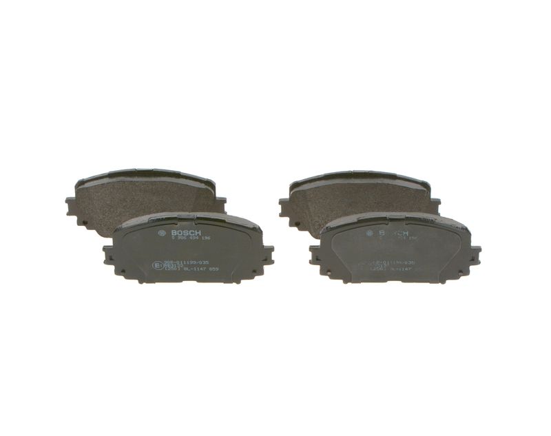 Комплект тормозных колодок, дисковый тормоз BOSCH 0986494196