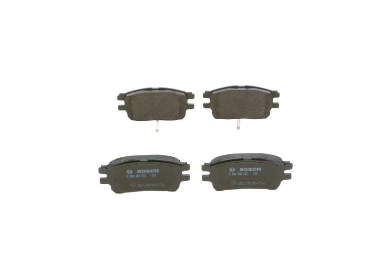 Комплект тормозных колодок, дисковый тормоз BOSCH 0986494212