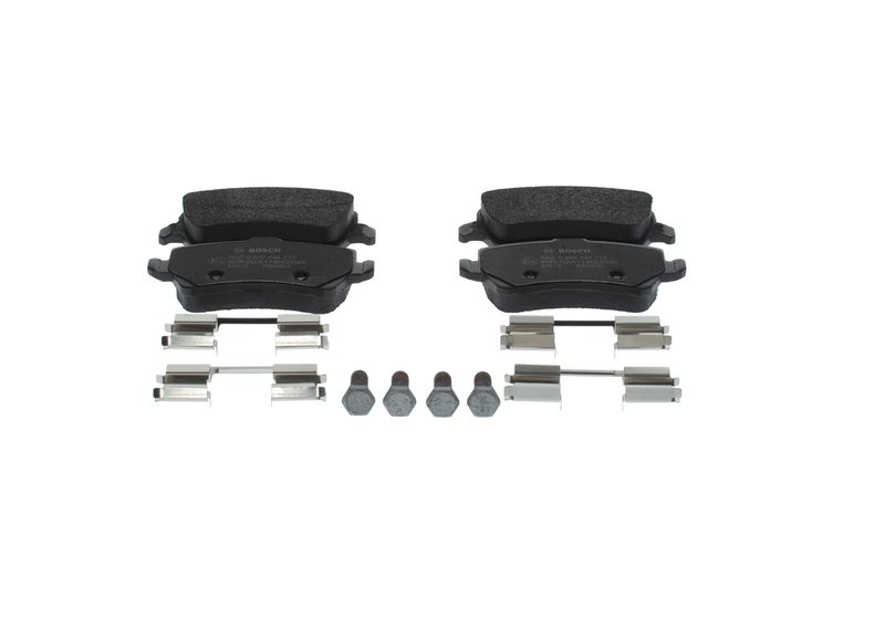 Комплект тормозных колодок, дисковый тормоз BOSCH 0986494213