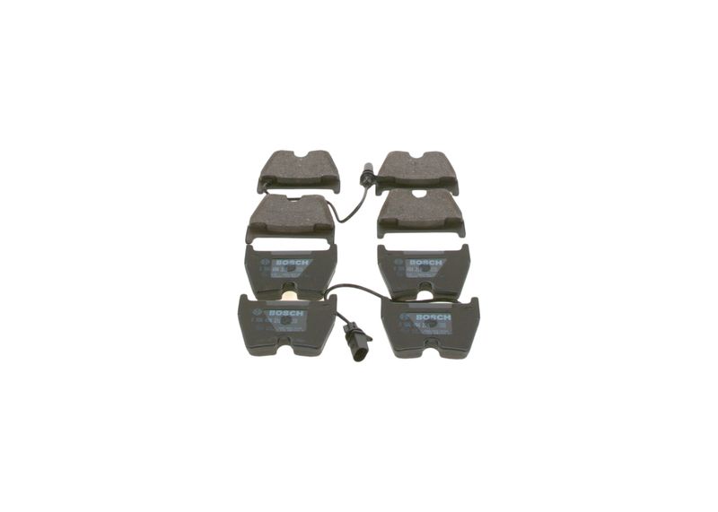 Комплект тормозных колодок, дисковый тормоз BOSCH 0986494216