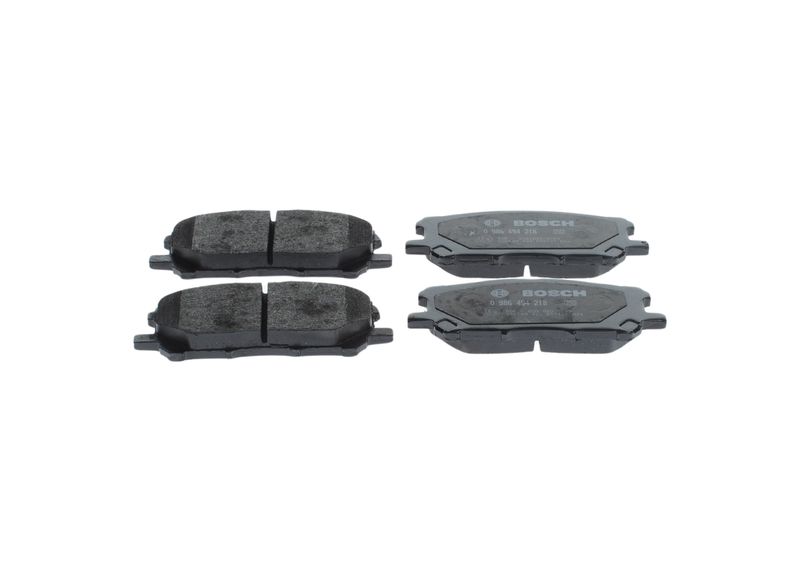 Комплект тормозных колодок, дисковый тормоз BOSCH 0986494218
