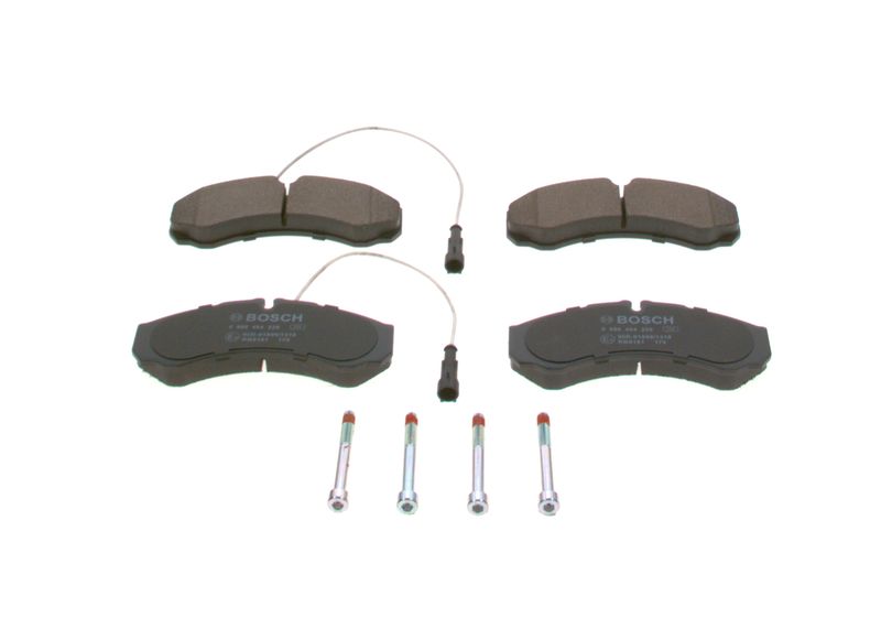Комплект тормозных колодок, дисковый тормоз BOSCH 0986494239
