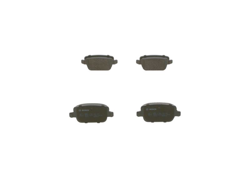 Комплект тормозных колодок, дисковый тормоз BOSCH 0986494247