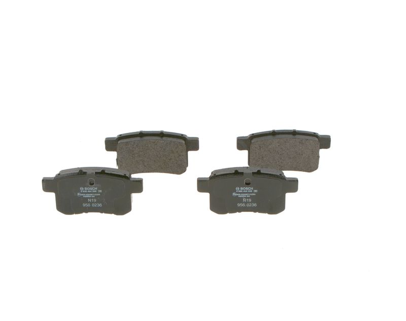Комплект тормозных колодок, дисковый тормоз BOSCH 0986494338
