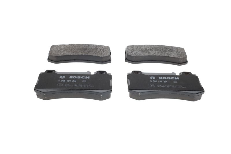 Комплект тормозных колодок, дисковый тормоз BOSCH 0986494356