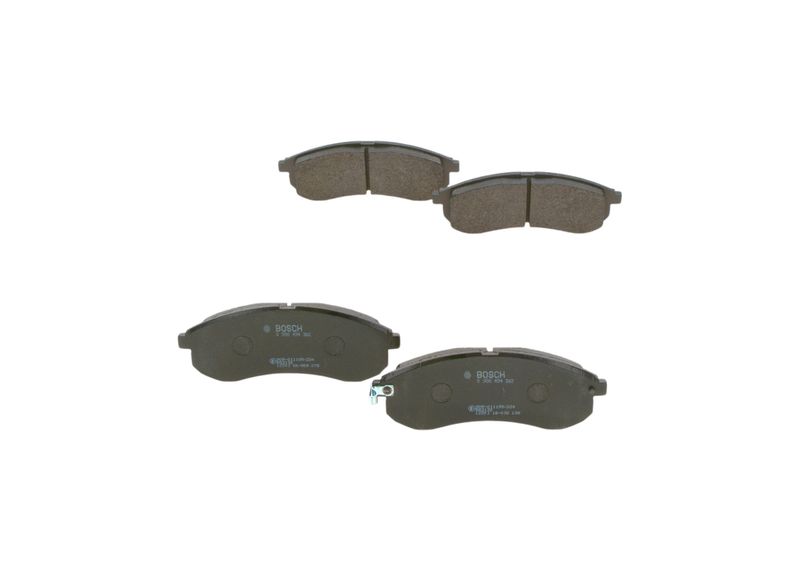 Комплект тормозных колодок, дисковый тормоз BOSCH 0986494362