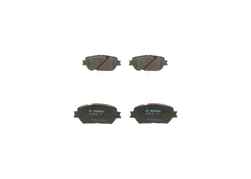 Комплект тормозных колодок, дисковый тормоз BOSCH 0986494363