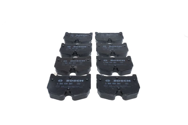 Комплект тормозных колодок, дисковый тормоз BOSCH 0986494364
