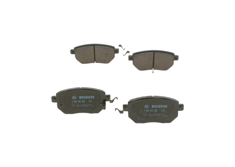Комплект тормозных колодок, дисковый тормоз BOSCH 0986494366