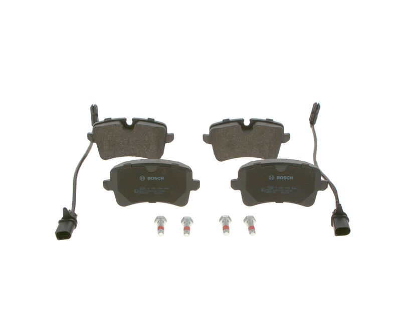 Комплект тормозных колодок, дисковый тормоз BOSCH 0986494446