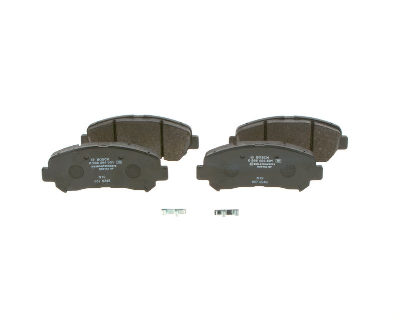 Комплект тормозных колодок, дисковый тормоз BOSCH 0986494501