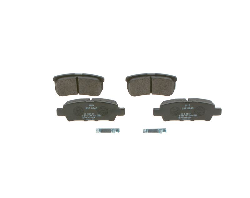 Комплект тормозных колодок, дисковый тормоз BOSCH 0986494502