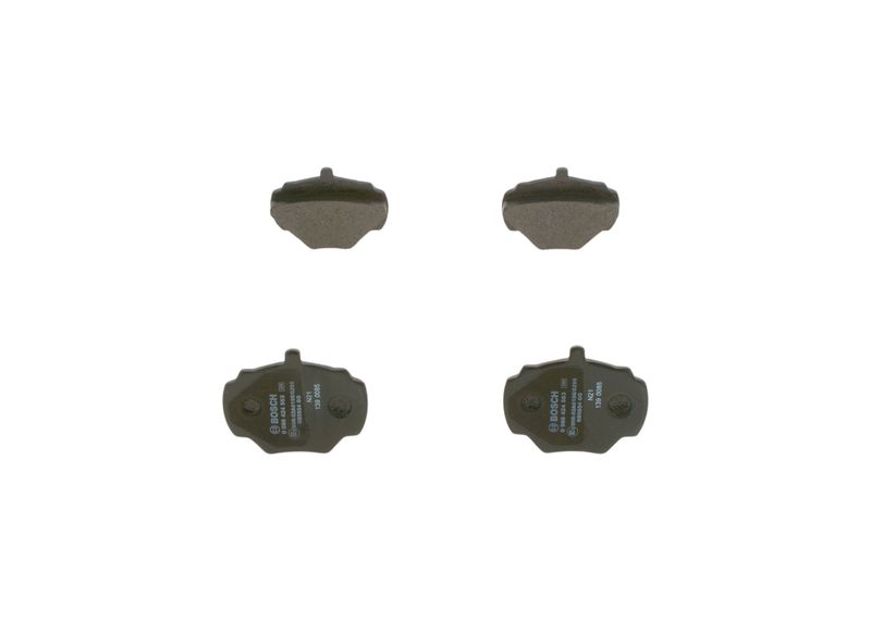 Комплект тормозных колодок, дисковый тормоз BOSCH 0986494563