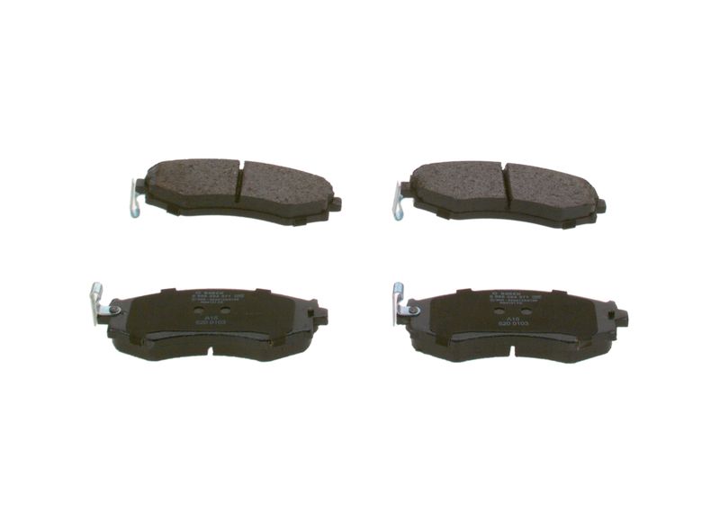 Комплект тормозных колодок, дисковый тормоз BOSCH 0986494571