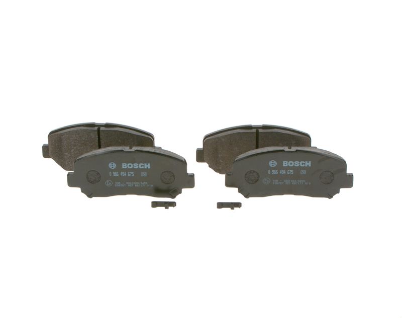 Комплект тормозных колодок, дисковый тормоз BOSCH 0986494675