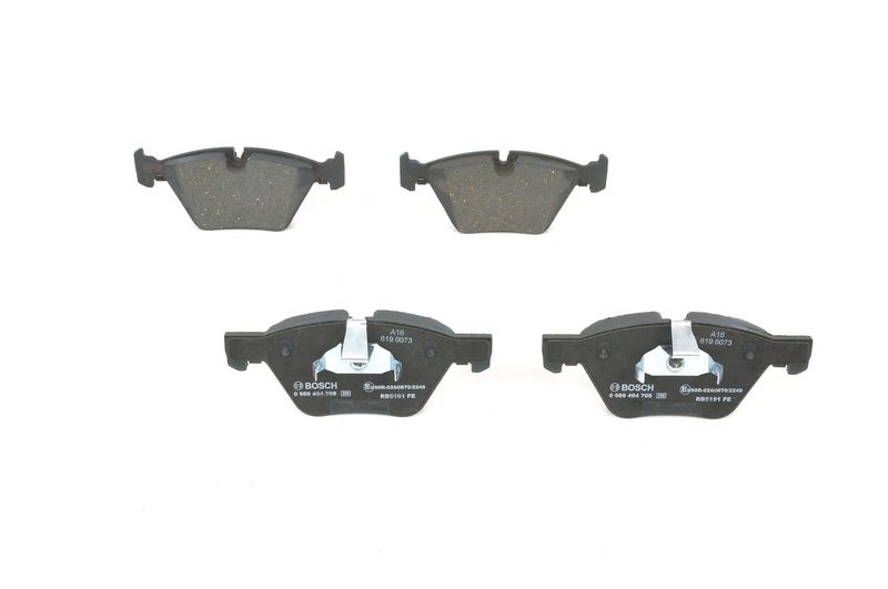 Комплект тормозных колодок, дисковый тормоз BOSCH 0986494705