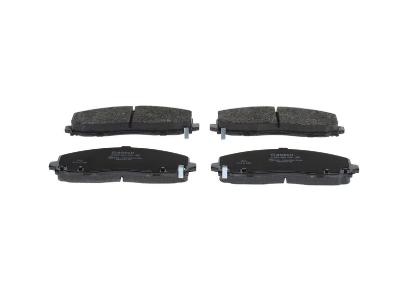 Комплект тормозных колодок, дисковый тормоз BOSCH 0986494769
