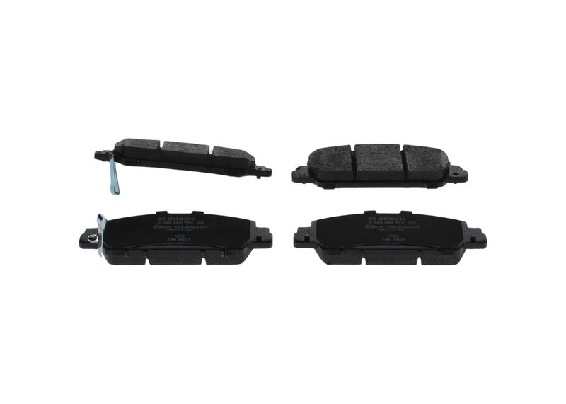 Комплект тормозных колодок, дисковый тормоз BOSCH 0986494773