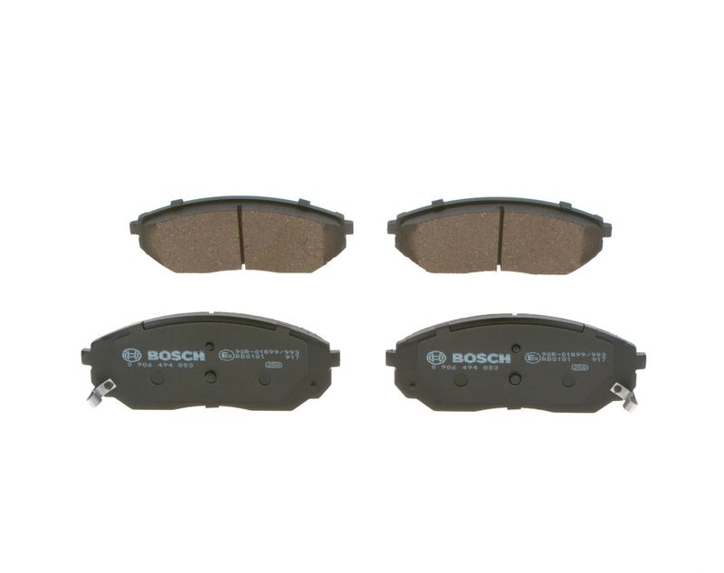 Комплект тормозных колодок, дисковый тормоз BOSCH 0986494883