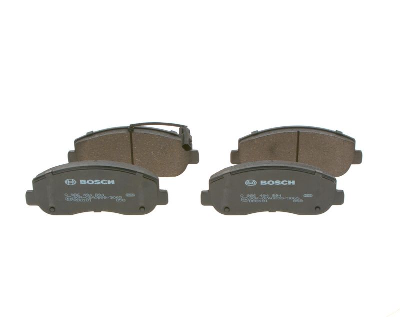 Комплект тормозных колодок, дисковый тормоз BOSCH 0986494894