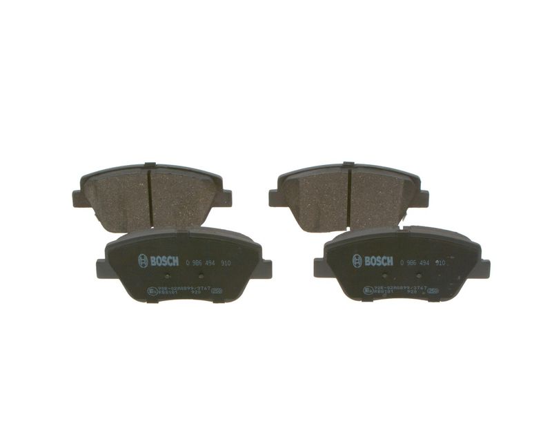 Комплект тормозных колодок, дисковый тормоз BOSCH 0986494910