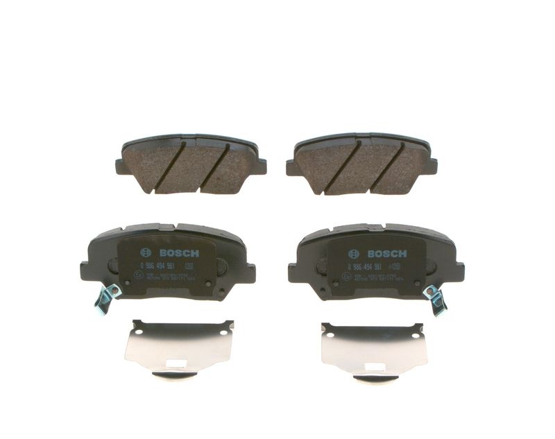 Комплект тормозных колодок, дисковый тормоз BOSCH 0986494981