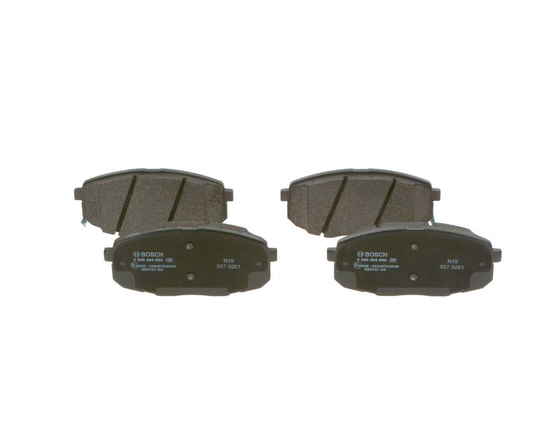 Комплект тормозных колодок, дисковый тормоз BOSCH 0986494995