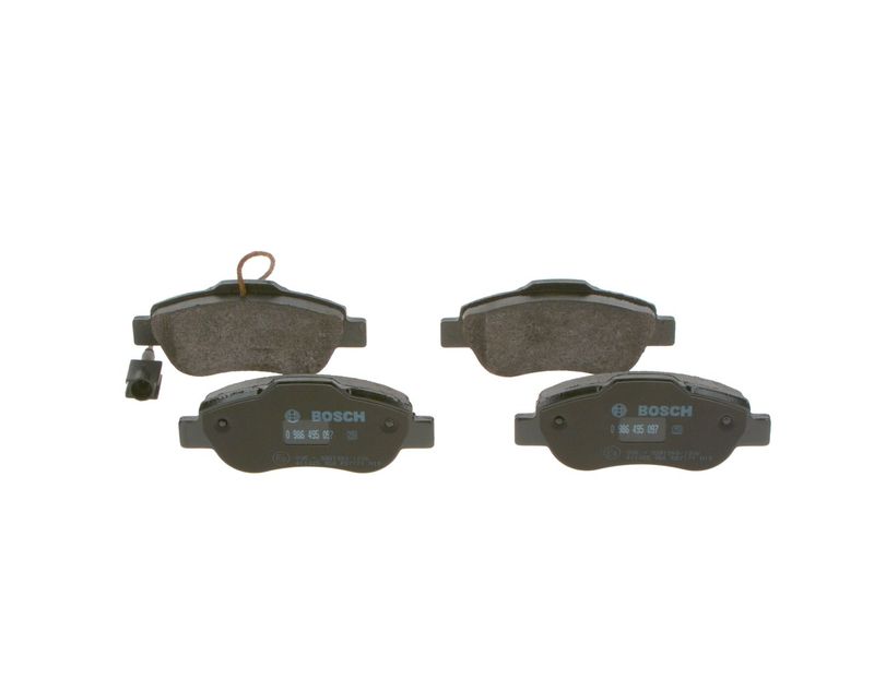Комплект тормозных колодок, дисковый тормоз BOSCH 0986495097