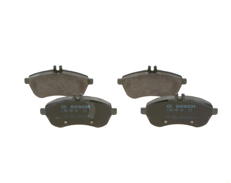 Комплект тормозных колодок, дисковый тормоз BOSCH 0986495104