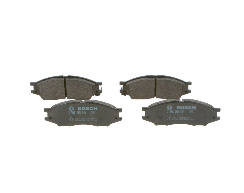 Комплект тормозных колодок, дисковый тормоз BOSCH 0986495146