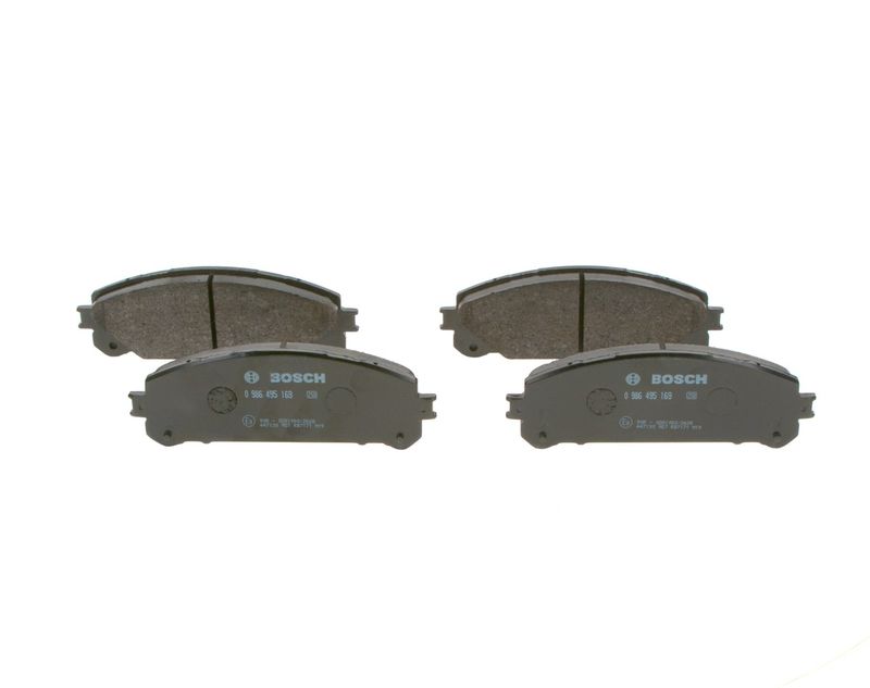 Комплект тормозных колодок, дисковый тормоз BOSCH 0986495169