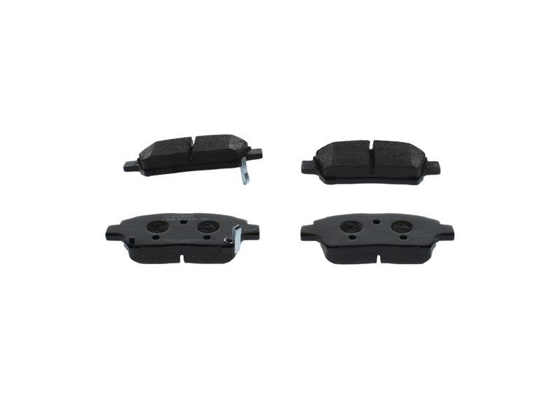 Комплект тормозных колодок, дисковый тормоз BOSCH 0986495242