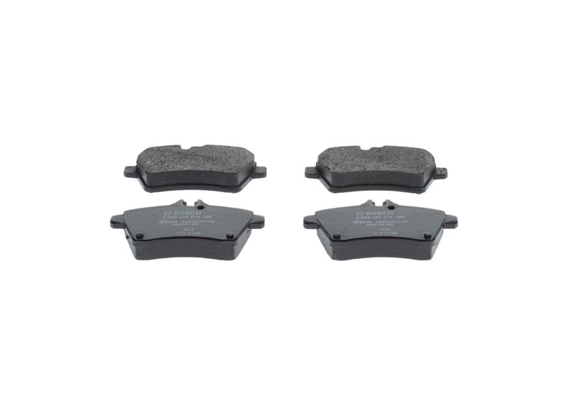 Комплект тормозных колодок, дисковый тормоз BOSCH 0986495273