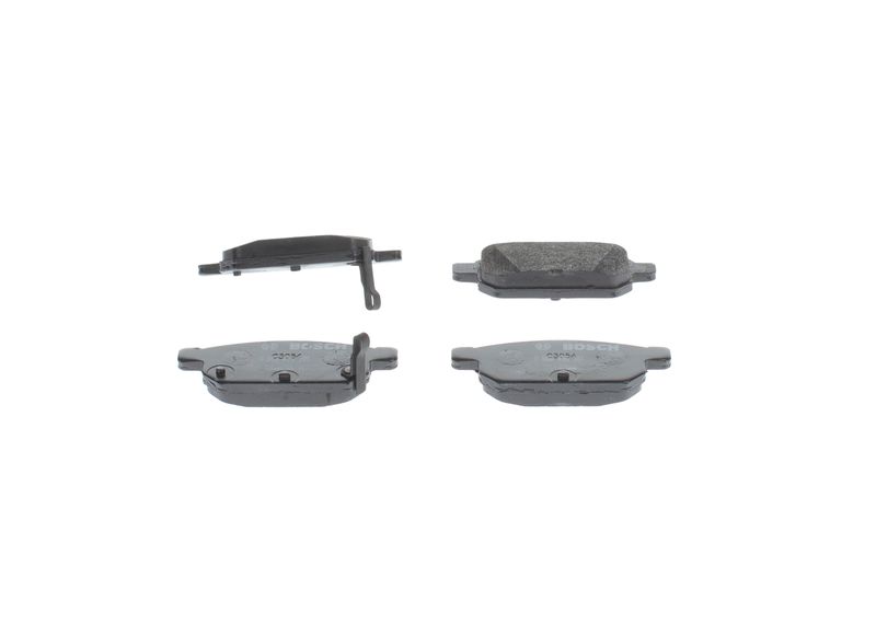 Комплект тормозных колодок, дисковый тормоз BOSCH 0986495301