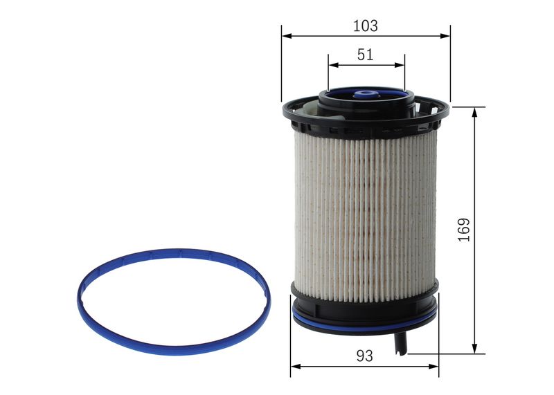 Топливный фильтр BOSCH F026402207