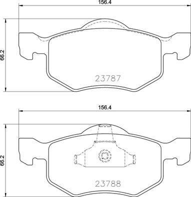 Комплект тормозных колодок, дисковый тормоз BREMBO P24219