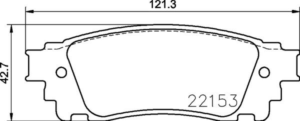 Комплект тормозных колодок, дисковый тормоз BREMBO P83166