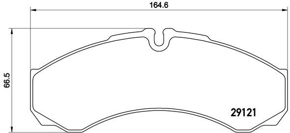 Комплект тормозных колодок, дисковый тормоз BREMBO PA6017