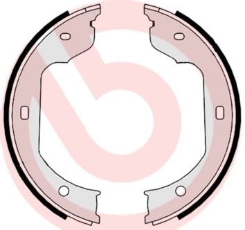 Комплект тормозных колодок, стояночная тормозная система BREMBO S06511