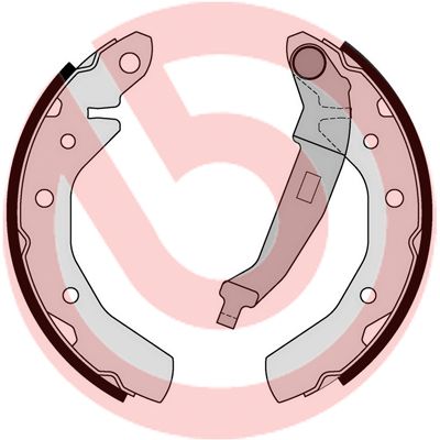 Комплект тормозных колодок BREMBO S10517