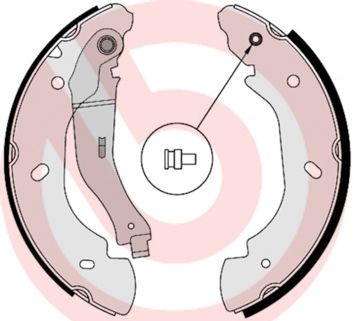 Комплект тормозных колодок BREMBO S24538