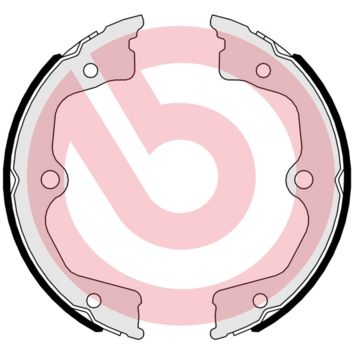 Комплект тормозных колодок, стояночная тормозная система BREMBO S28518